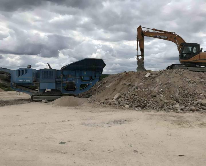 Concassage matériaux chantier Charleville-Mézières