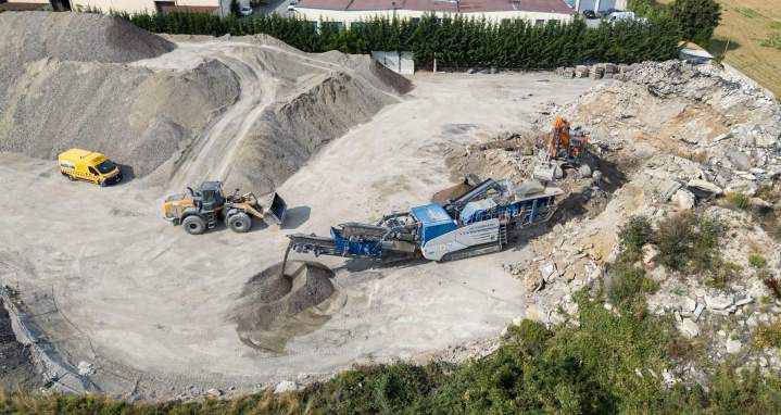 Concassage matériaux chantier Charleville-Mézières